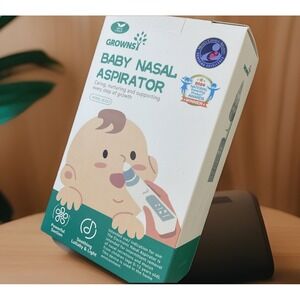 Grownsy Baby Nasal Aspirator Nose Sucker Digital Rechargeable BPA Free